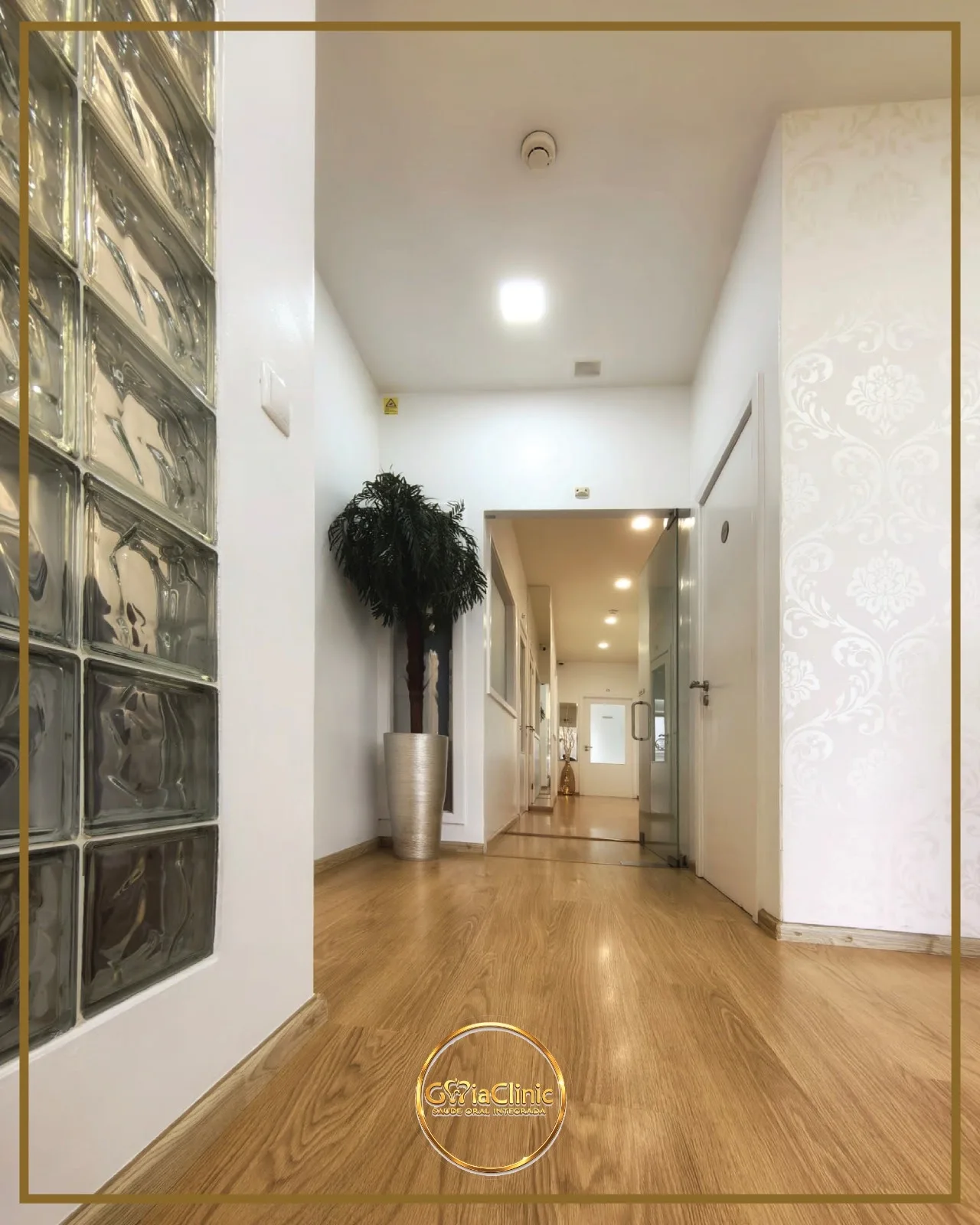 Interior da clínica GaiaClinic em Serzedo