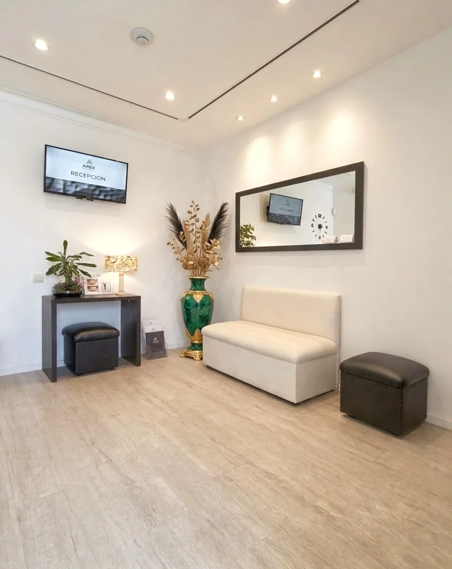 Sala de espera da clínica GaiaClinic em Vilar do Paraíso